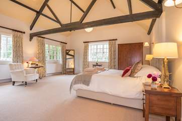 The Master bedroom is very spacious and beautifully furnished