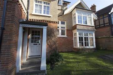 The main entrance into Bay House