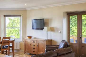 Relax in front of the TV after a day exploring the Isle of Wight