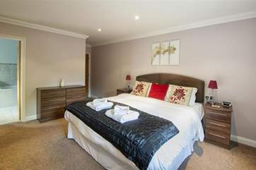 Beautiful and spacious master bedroom