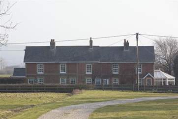 The property is in a rural area.