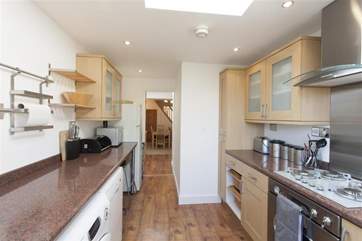 There is plenty of of work space for keen cooks.