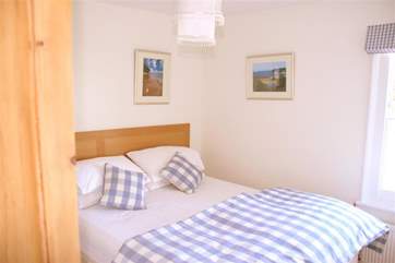 The double bedroom at the rear of the property.