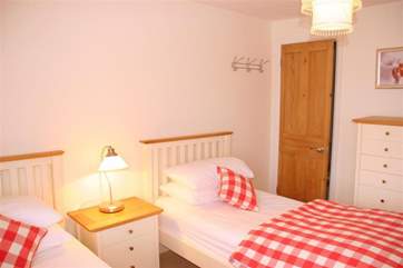 The twin bedroom.
