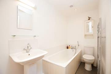 The modern bathroom.