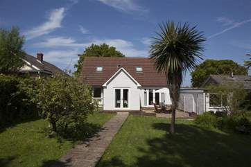 Rear garden at Garsdon