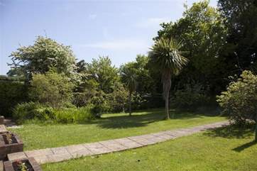 Lawned area, rear Garden