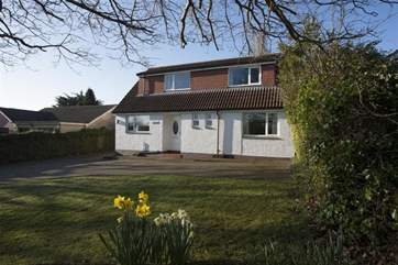 Front Garden with large parking area
