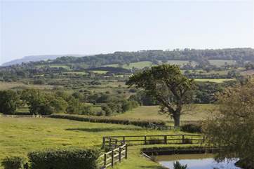 Views of the panoramic rural surroundings