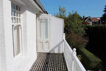 Master bedroom balcony