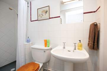 A convenient shower room located on the ground floor.