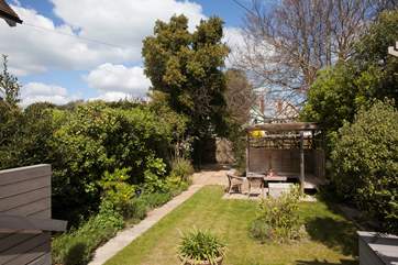 Lawn End has a lovely enclosed garden, perfect to let children run around and let off some steam
