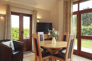 Dining area with views