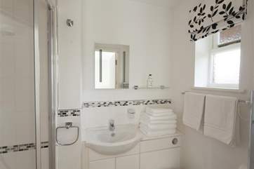 Bathroom with shower cubicle