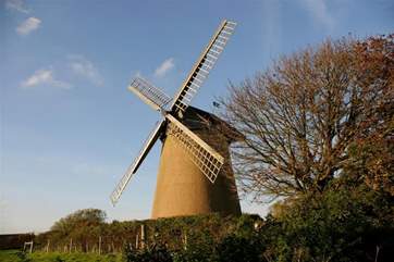 Nearby Bembridge Windmill.