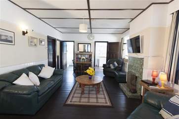 Living area through to Kitchen