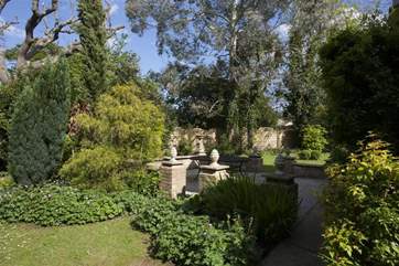 The patio is among the features that make Middle Lodge a real delight.