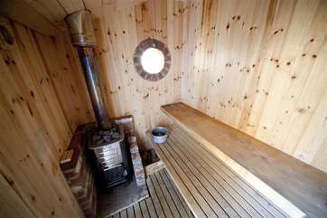 Private sauna for guests use