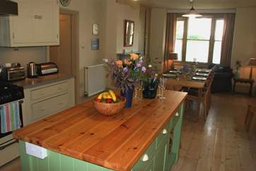 Kitchen with dining