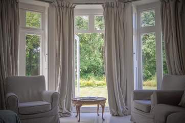 Doors from living room onto Garden