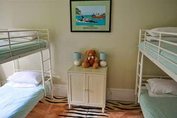 Childrens bunk room