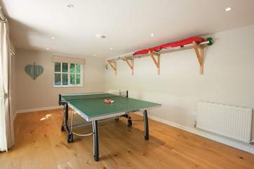 Play a game of ping pong in the games-room - best of three?