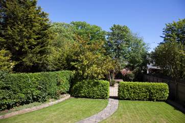 The gorgeous garden to the front of Pitt Corner.