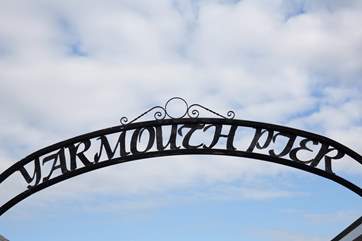Yarmouth is home to the last remaining pier in the British Isles made soley from wood