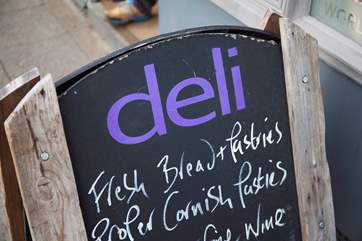 The Deli is Yarmouth is a fabulous shop where you can buy freshly cooked bread and local Island produce.