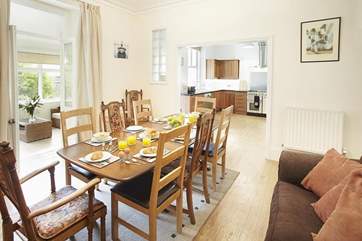 Open plan dining area