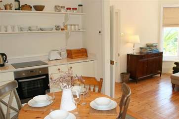 Kitchen and dining area