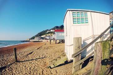 Ventnor beach is on the south side of the Island and has freshly caught local fish and crab at the Fish Haven - be sure to try the crab on chips...