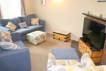 The comfortable sitting-room.