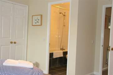 There is an en suite bathroom in bedroom 2.