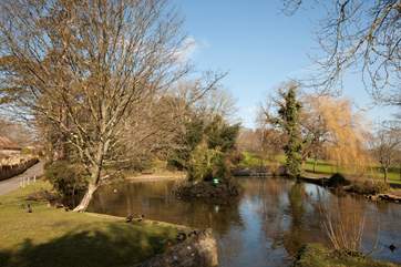Take a walk down to the duck pond, remember to take some duck food!