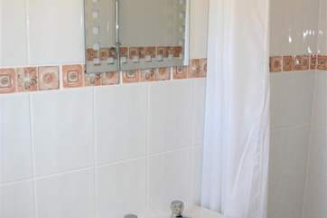 Bathroom with walk in shower