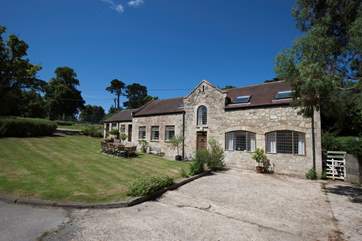 The Priory Coach House is a five bedroom property on the outskirts of Seaview village.