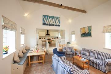 Feel right at home in the spacious living/dining-room, a perfect place to spend time together as a family.