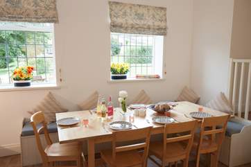 Start the day off well with everyone gathered around the large dining-table and plan your day on the Isle of Wight.