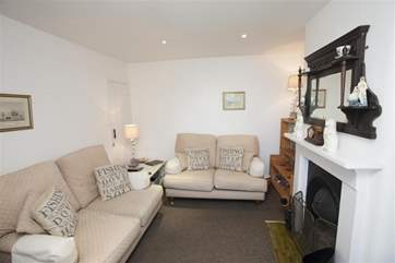 The cosy and comfortable living room.