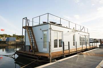 Vida Floating Home, really is just that! You couldn't get any closer to the water, you are on the water!