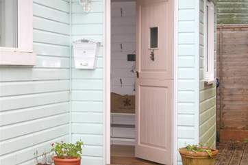 The front door to the property.