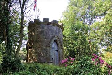 The grounds of the house contain some unusal historical features