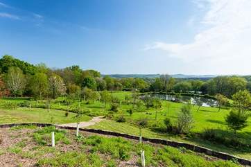 One of the many spectacular vantage points within the grounds.