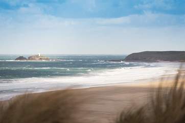 The beaches at Gwithian are only a few minutes' drive away.