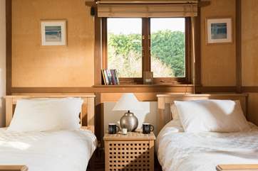 The twin room can work for adults or children.