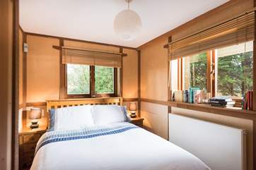The double bedroom is next to the twin bedroom on the first floor.