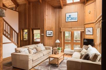 The house was built using a mixture of birch, pine, American redwood, cedar and Douglas fir sourced from Scandinavia, north America and Britain.