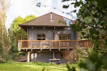 The house has a large garden and lots of shady places to sit in the heat of summer.
