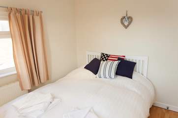 Double bedroom on the ground floor.